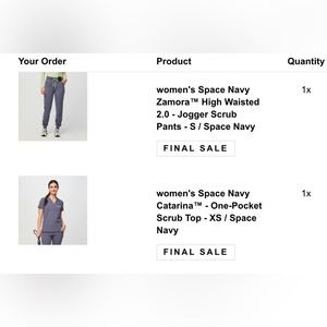 Women’s Space Navy Zamora, HW- Small, Space Navy Catarina,top- X-Small.Brand new